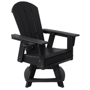 Adirondack Swivel Dining Chair with Cup Holder With Cup Holder