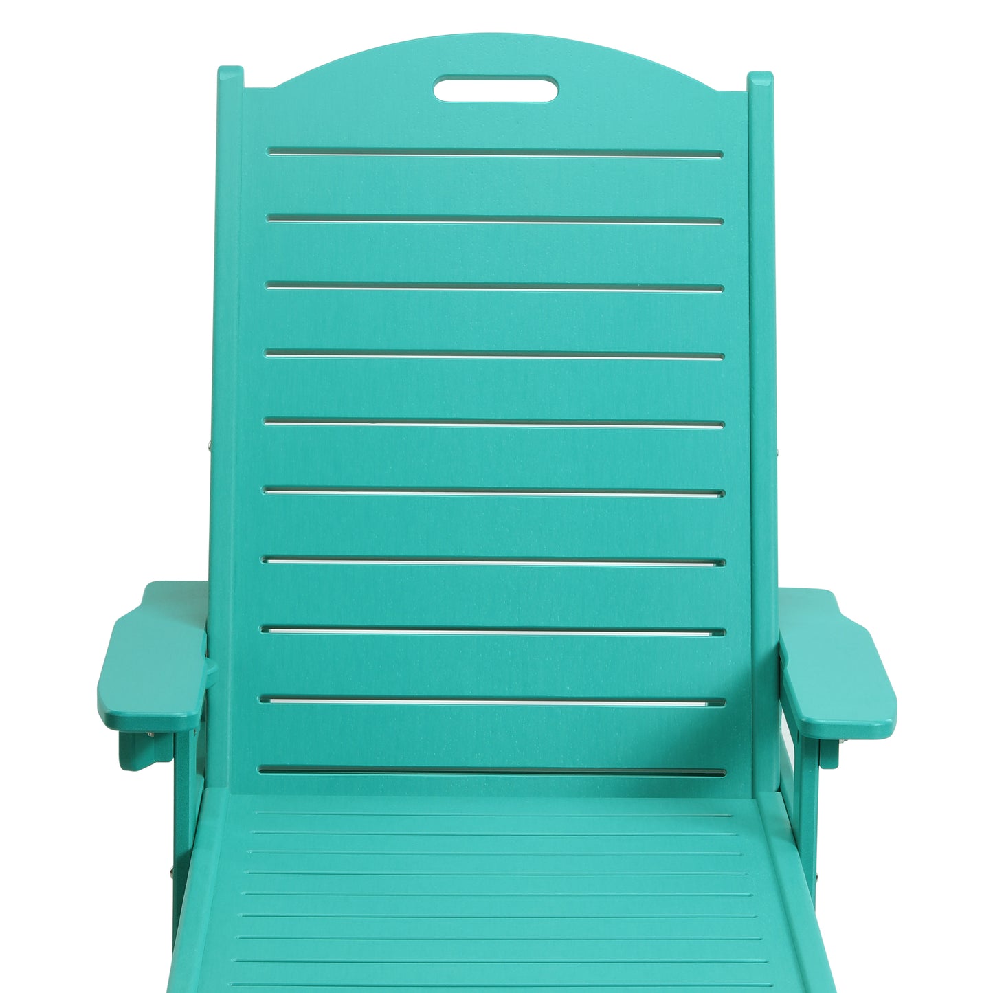 Santa Barbara Reclining Chaise Lounge with Cup Holder and Wheels