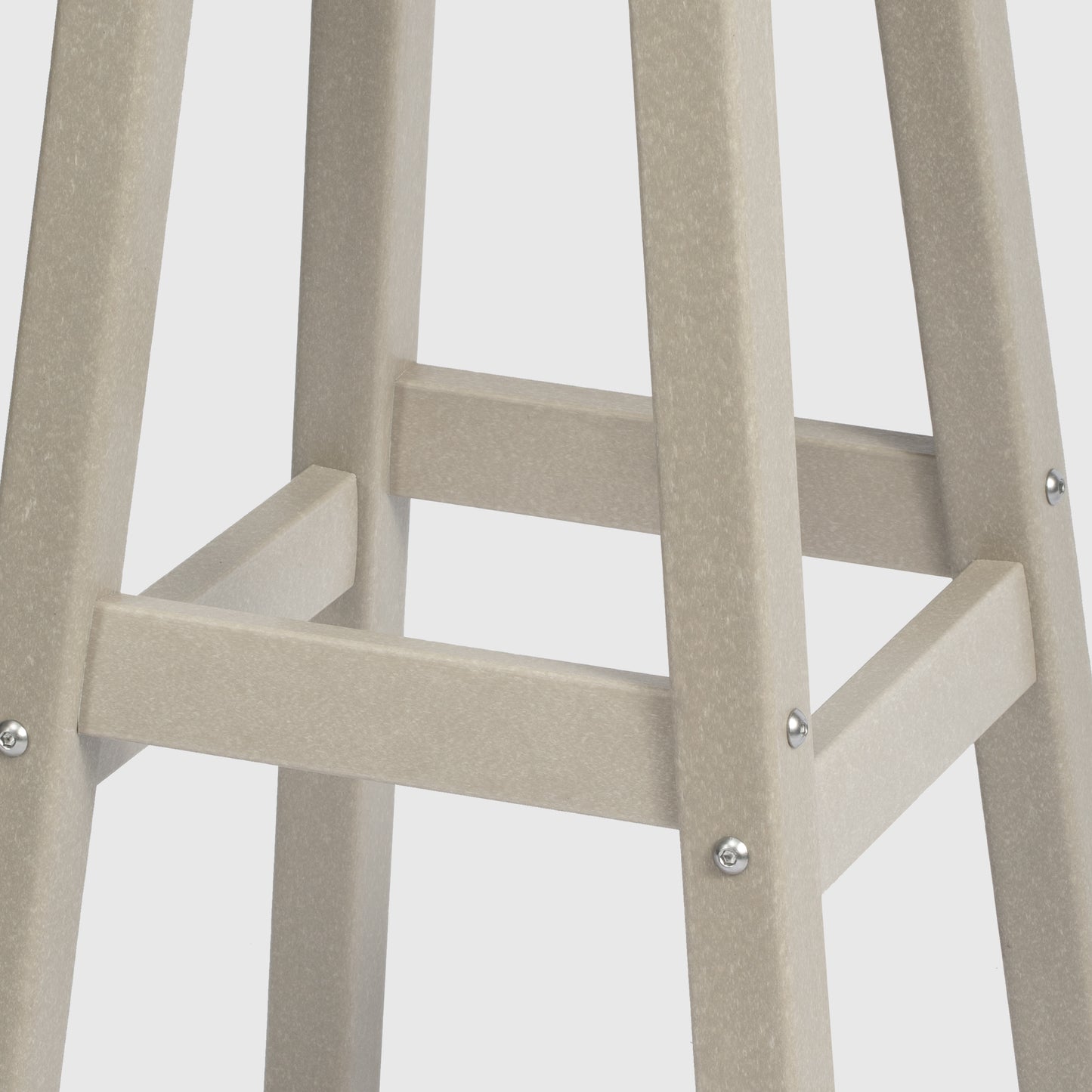 Stockholm  All-Weather Outdoor Square Counter Stool (24" Seat Height)