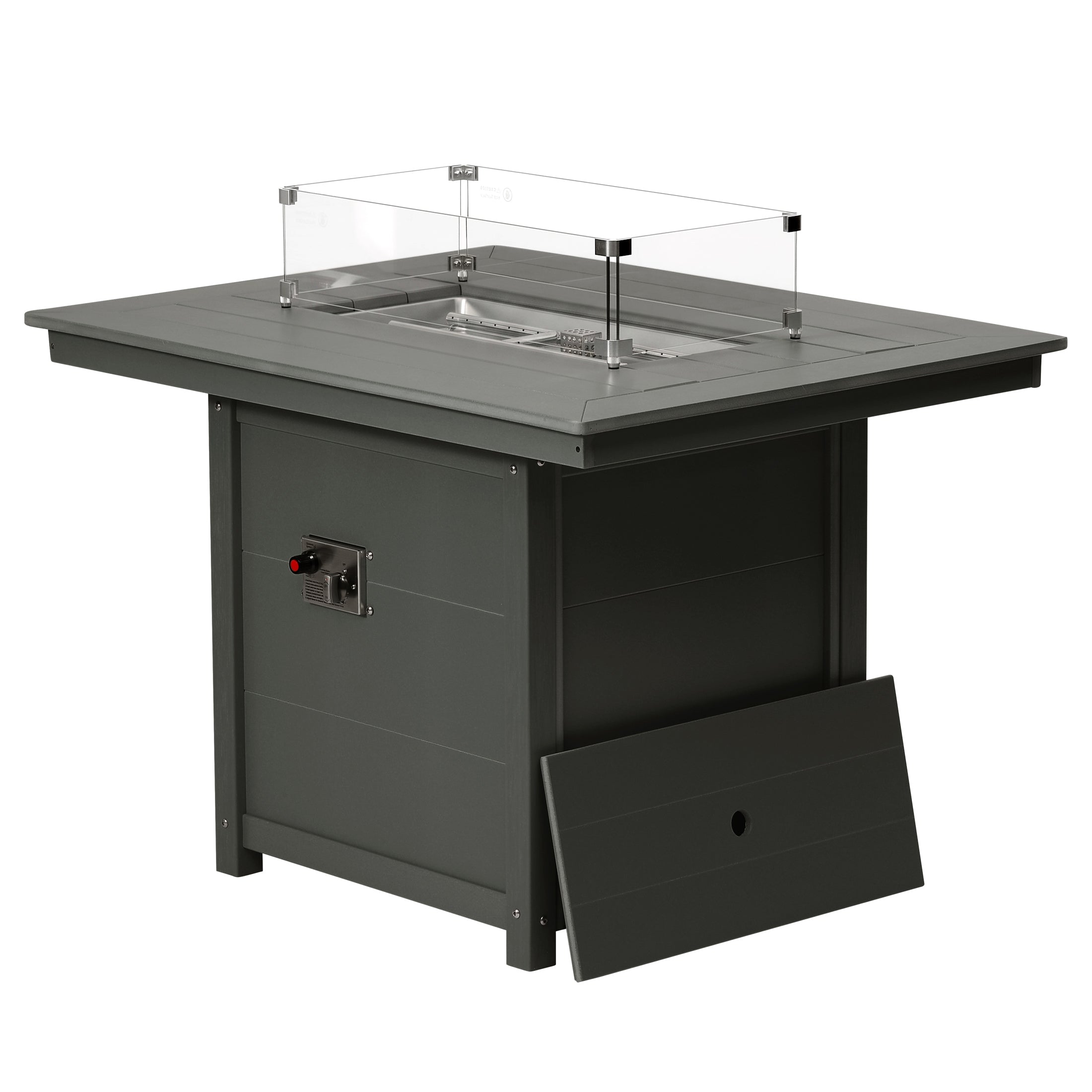 Sedona Rectangular 34" X 46" Dining Fire Pit Table