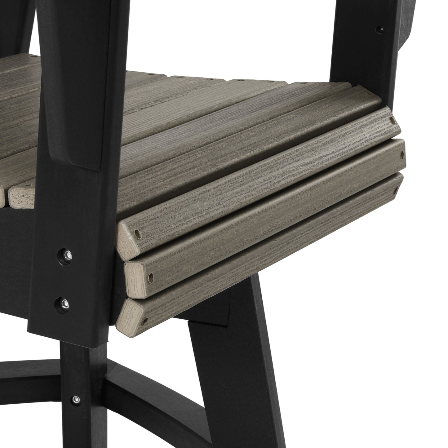 Heritage Ridge Adirondack Swivel Counter Chair With Cup Holder