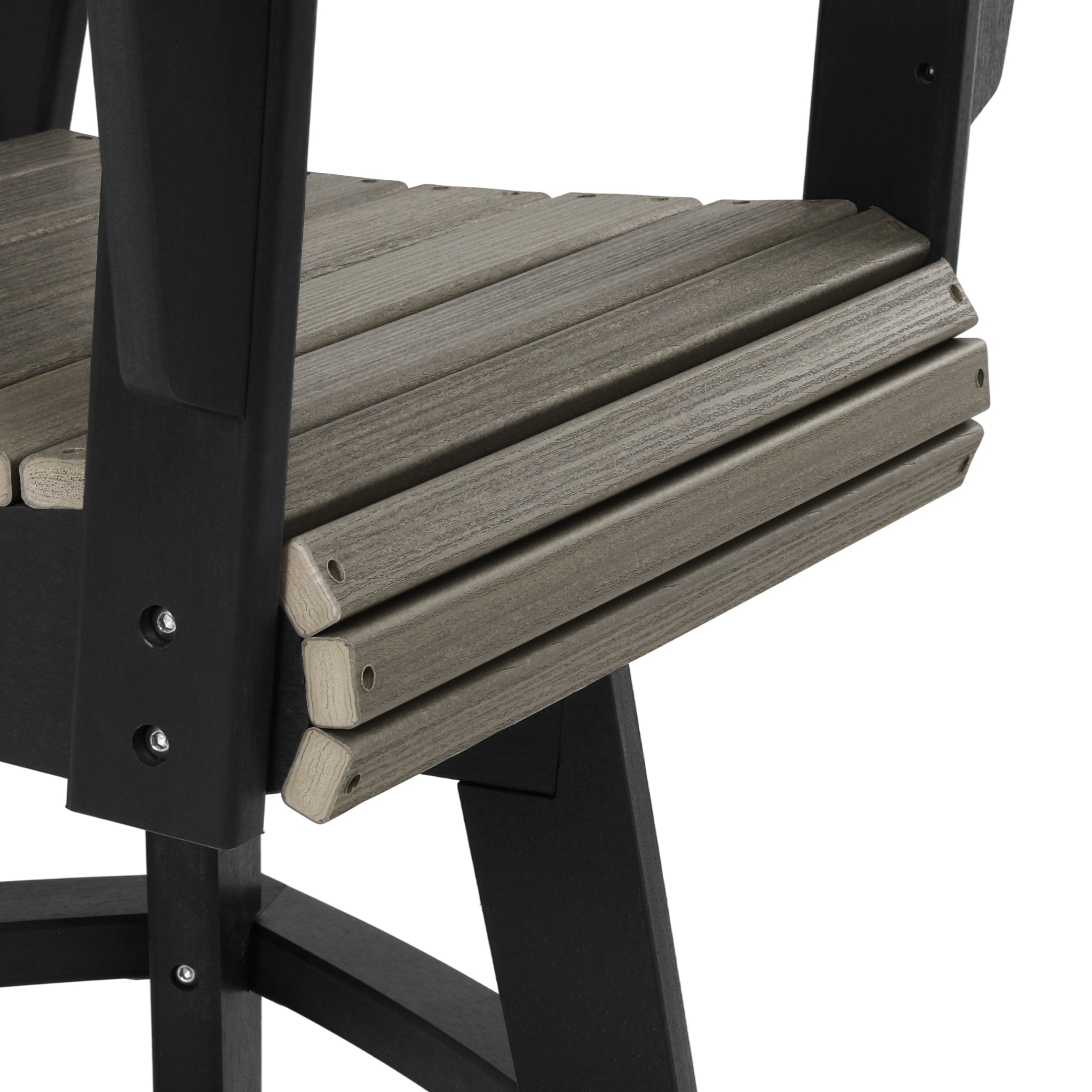 Heritage Ridge Adirondack Swivel Counter Chair With Cup Holder