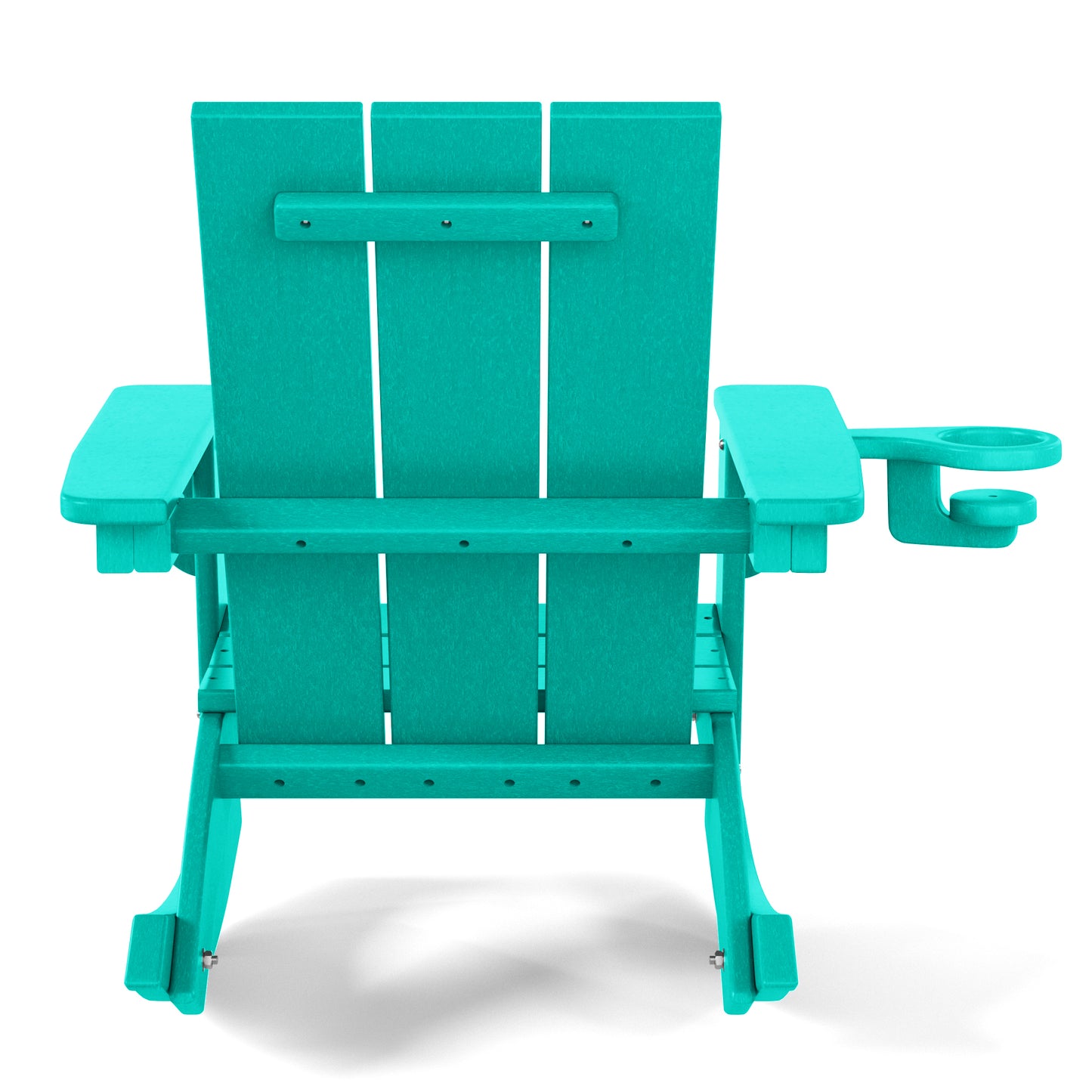 Tiny Terraces Kids Modern Adirondack Rocking Chair with Cup Holder (Set of 2)