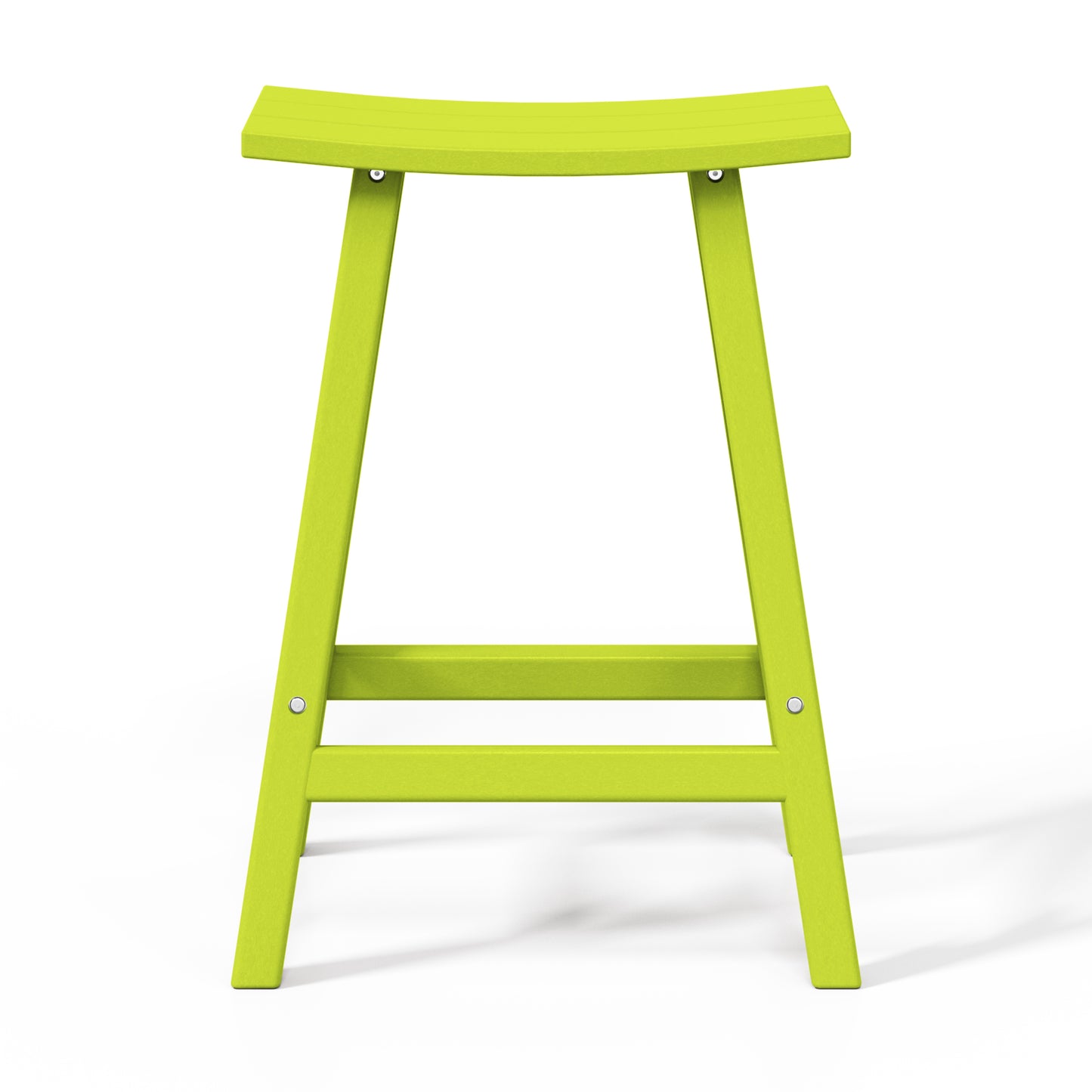 Stockholm All-Weather Outdoor Saddle Counter Stool (24" Height)