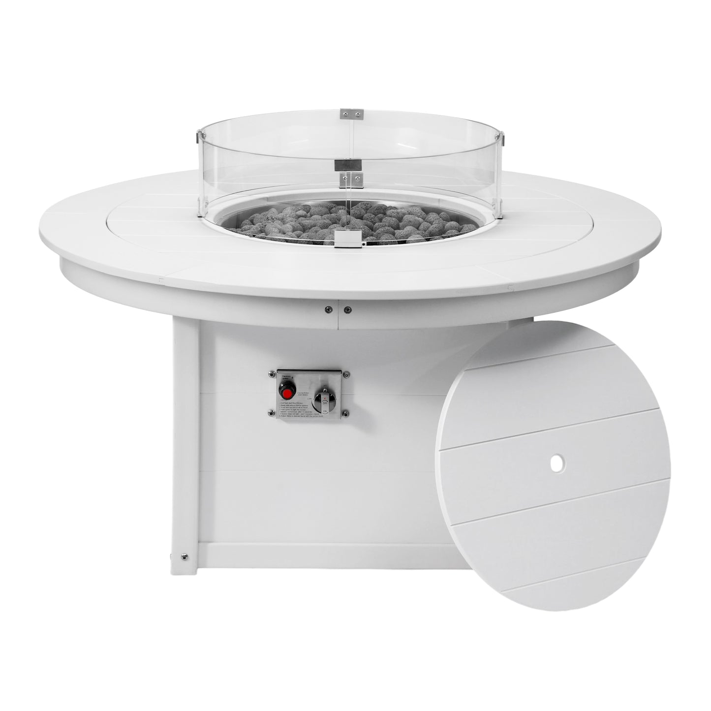 Sedona Round 47" Fire Pit Table