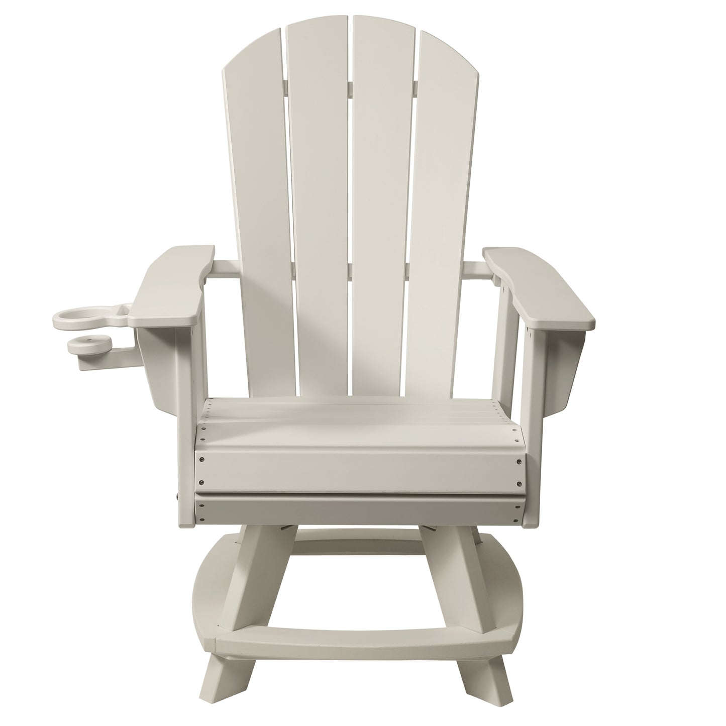 Adirondack Swivel Dining Chair with Cup Holder With Cup Holder