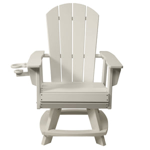 Adirondack Swivel Dining Chair with Cup Holder With Cup Holder