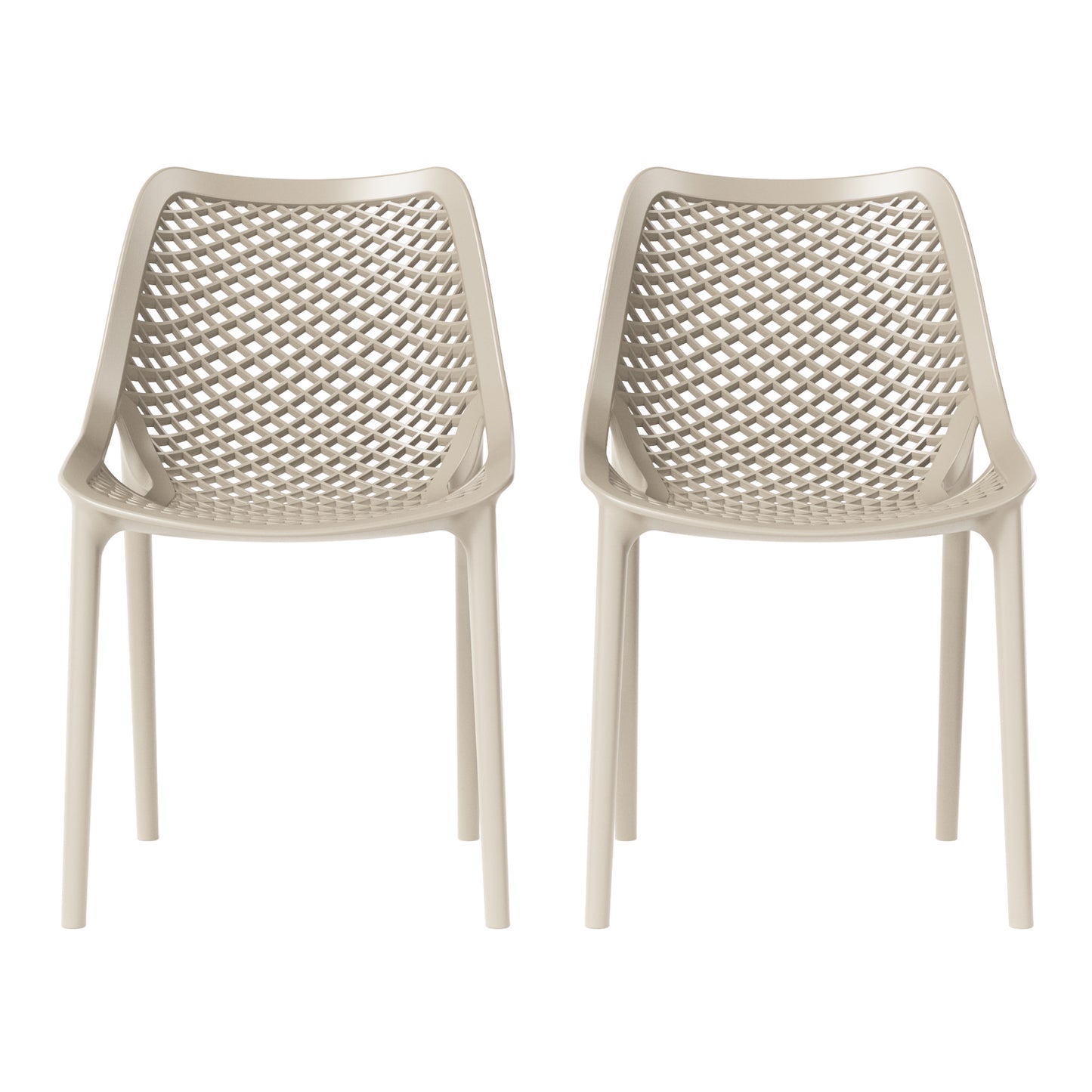 Polyform Stacking Dining Side Chair (Set of 2)