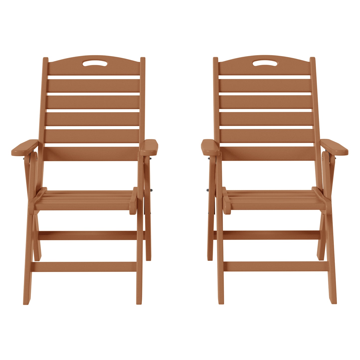 Aarhus Folding High back Dining Chair (Set of 2)