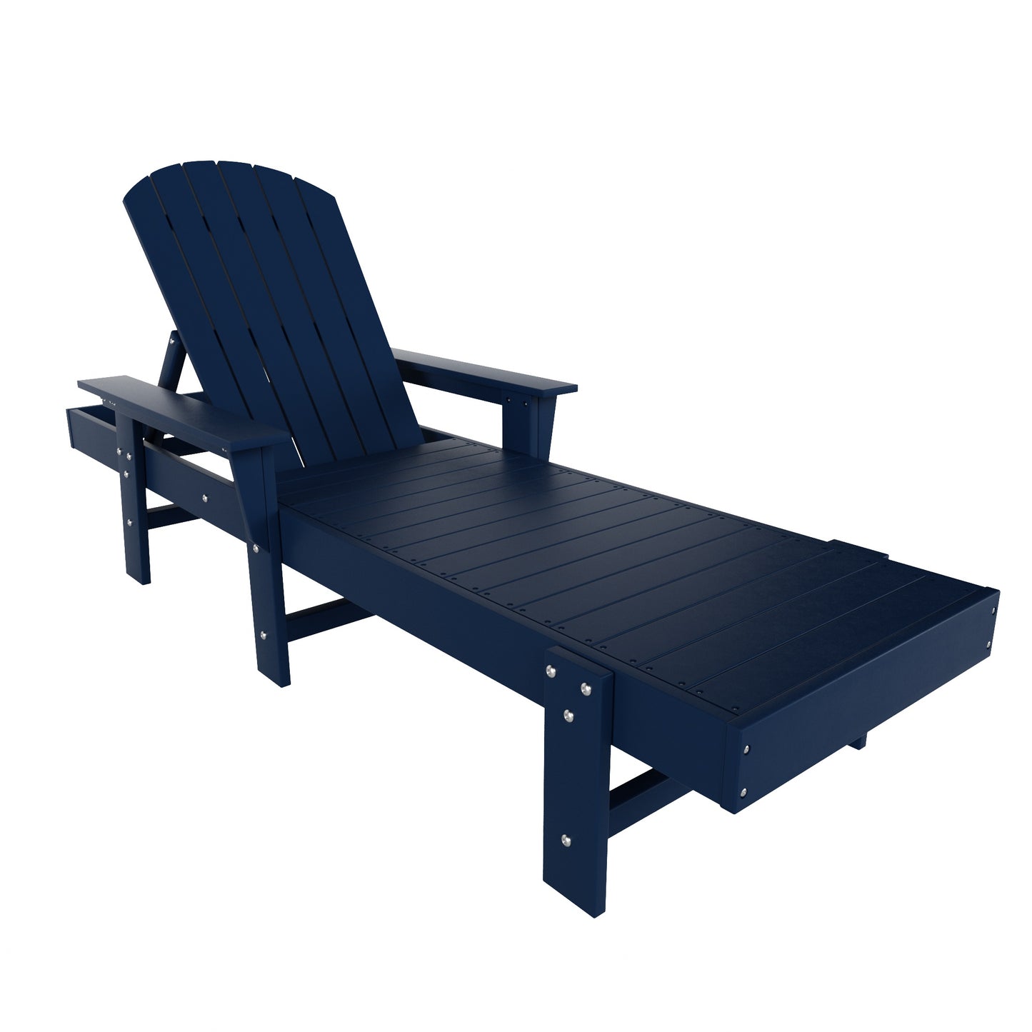 Westport Classic All-Weather Outdoor Adirondack Reclining Sun Lounger With Arms Rests
