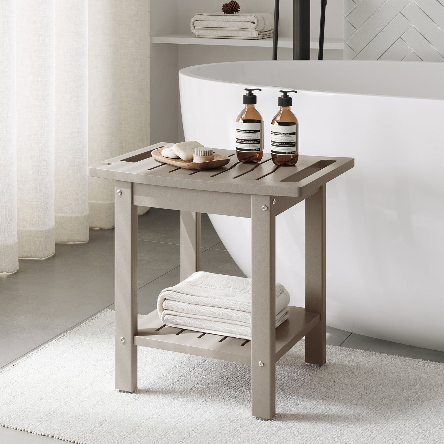 Cascade Bathroom Bench/Table