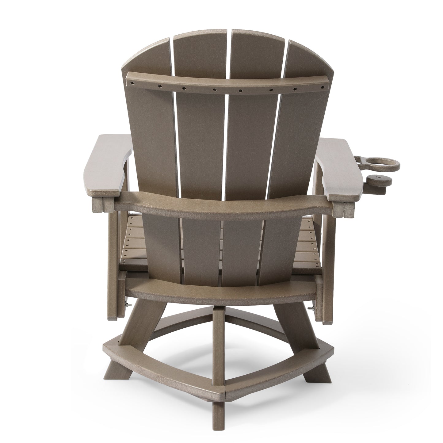 Adirondack Swivel Dining Chair with Cup Holder With Cup Holder