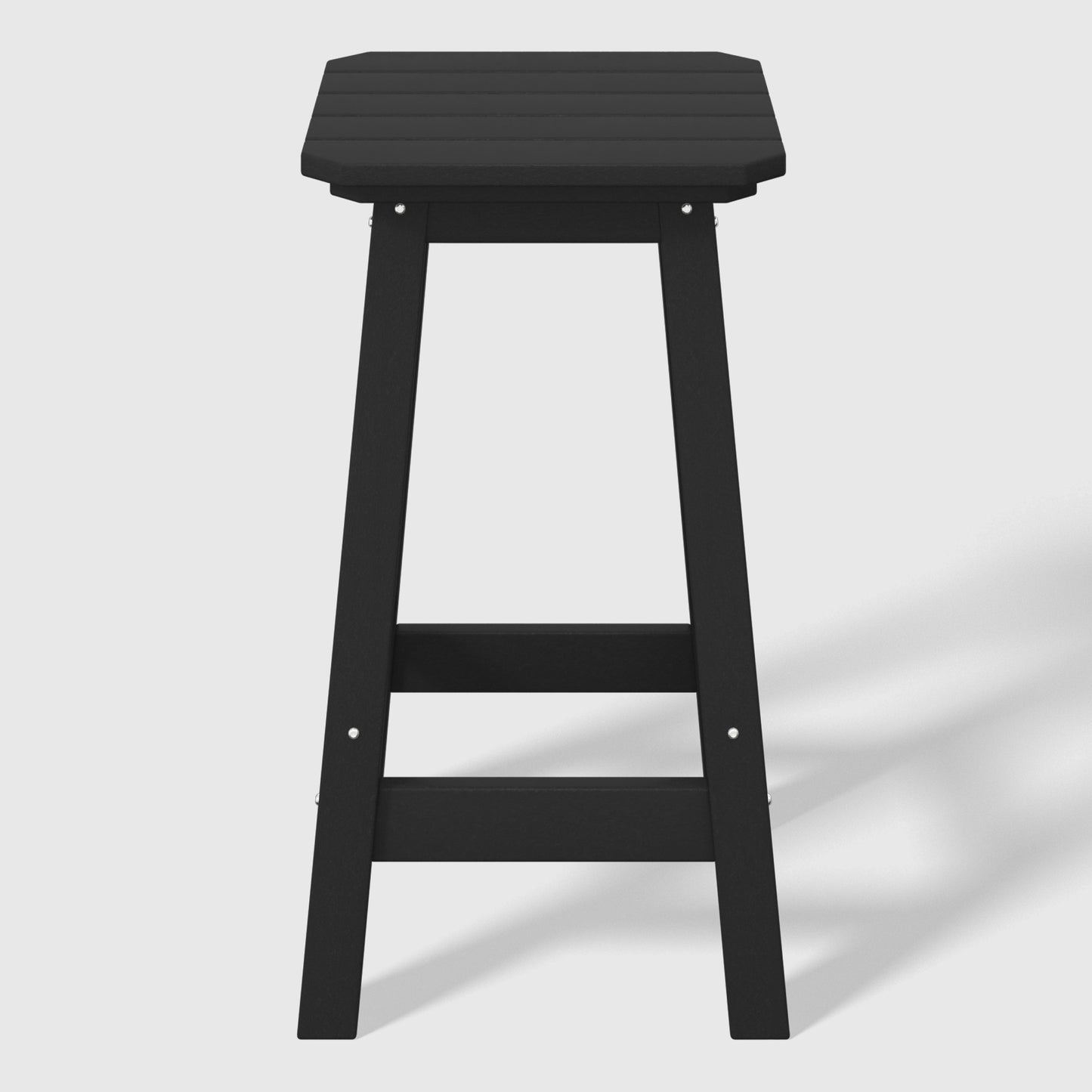 Stockholm  All-Weather Outdoor Square Counter Stool (24" Seat Height)