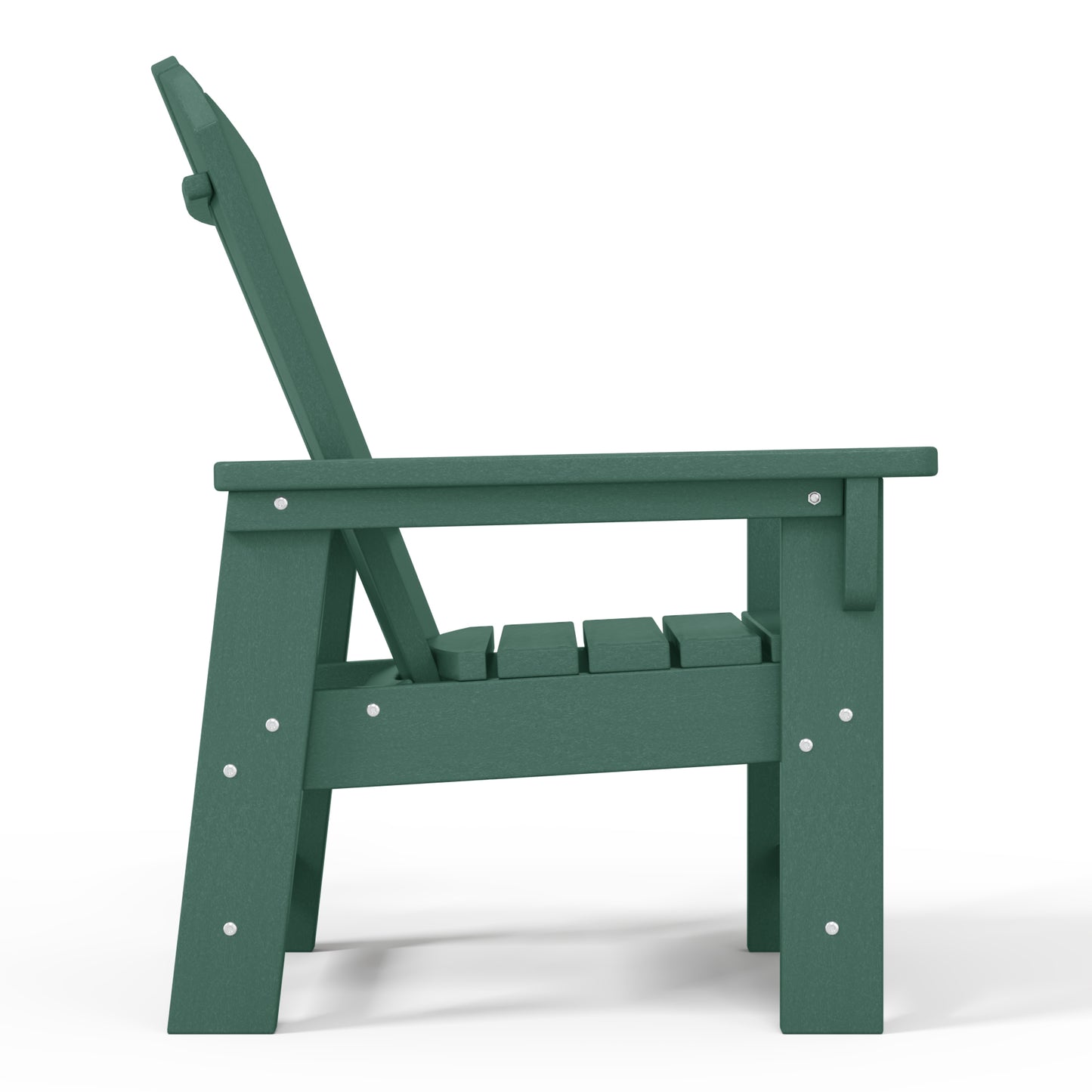 Tiny Terraces Kids' All-Weather Outdoor Poly Adirondack Chair