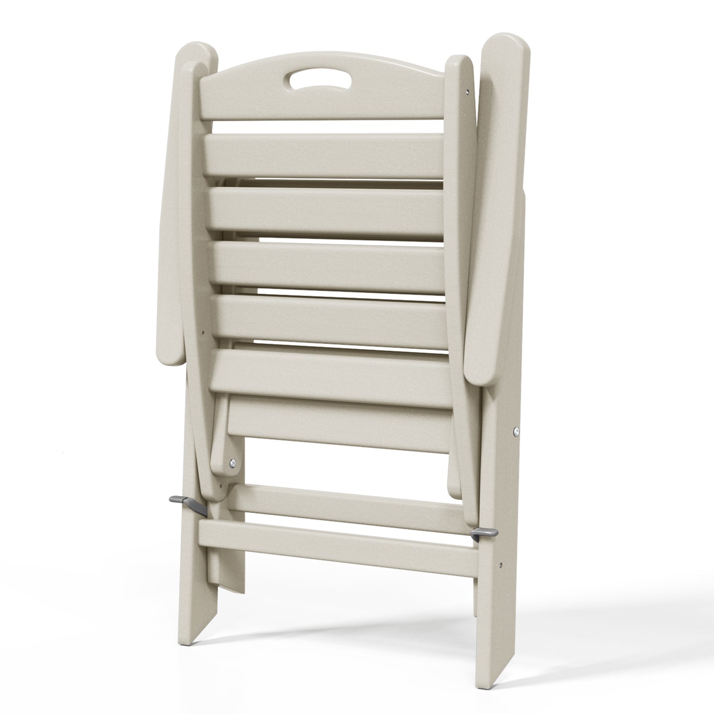 Aarhus All-Weather Outdoor Patio Folding Tall Back Dining Chair (38" High)