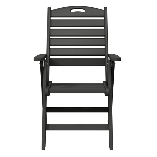 Aarhus Folding High back Dining Chair (Set of 2)