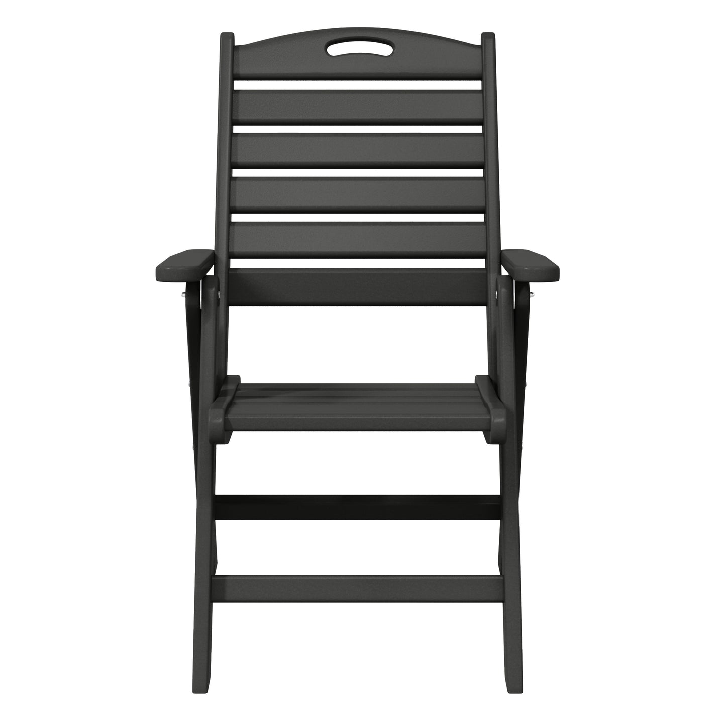 Aarhus All-Weather Outdoor Patio Folding Tall Back Dining Chair (38" High)