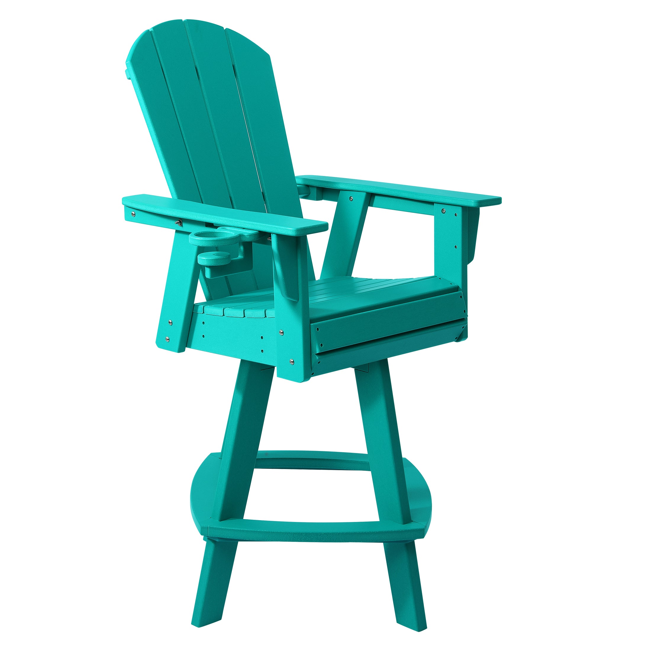 Chatham Adirondack Swivel Bar Chair with Cup Holder