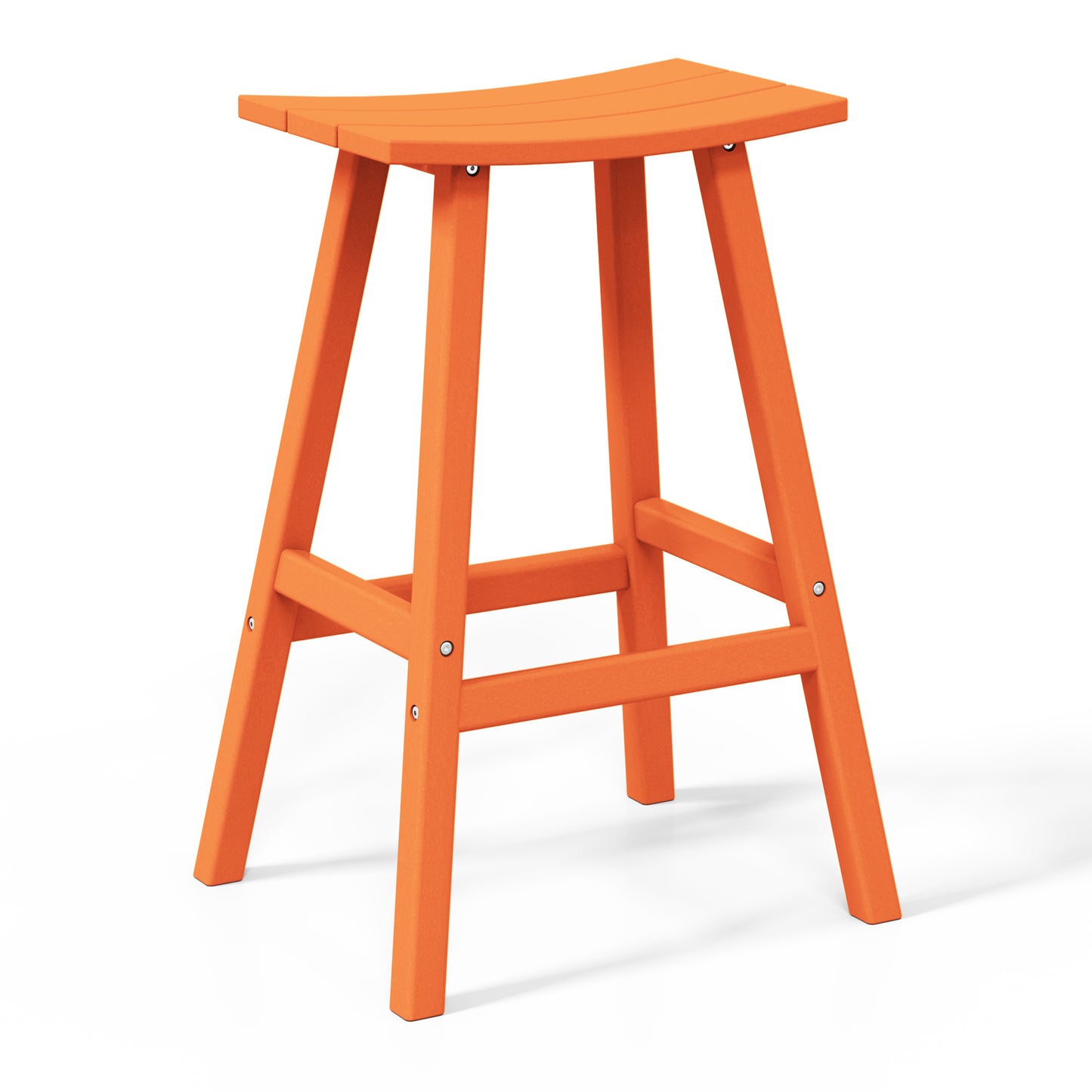 Stockholm All-Weather Outdoor Saddle Bar Stool (29" Height)