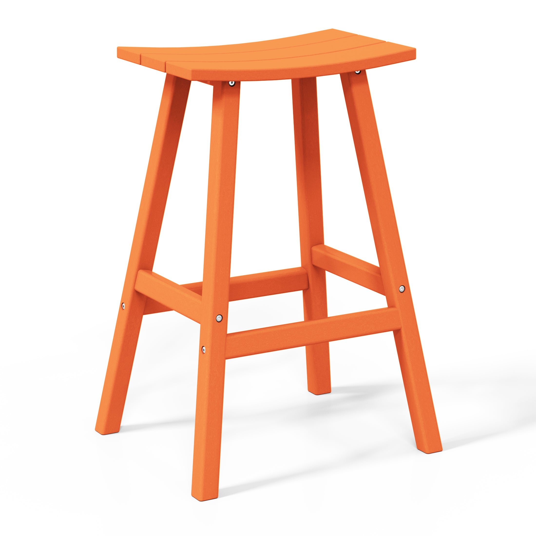 Stockholm All-Weather Outdoor Saddle Bar Stool (29" Height)