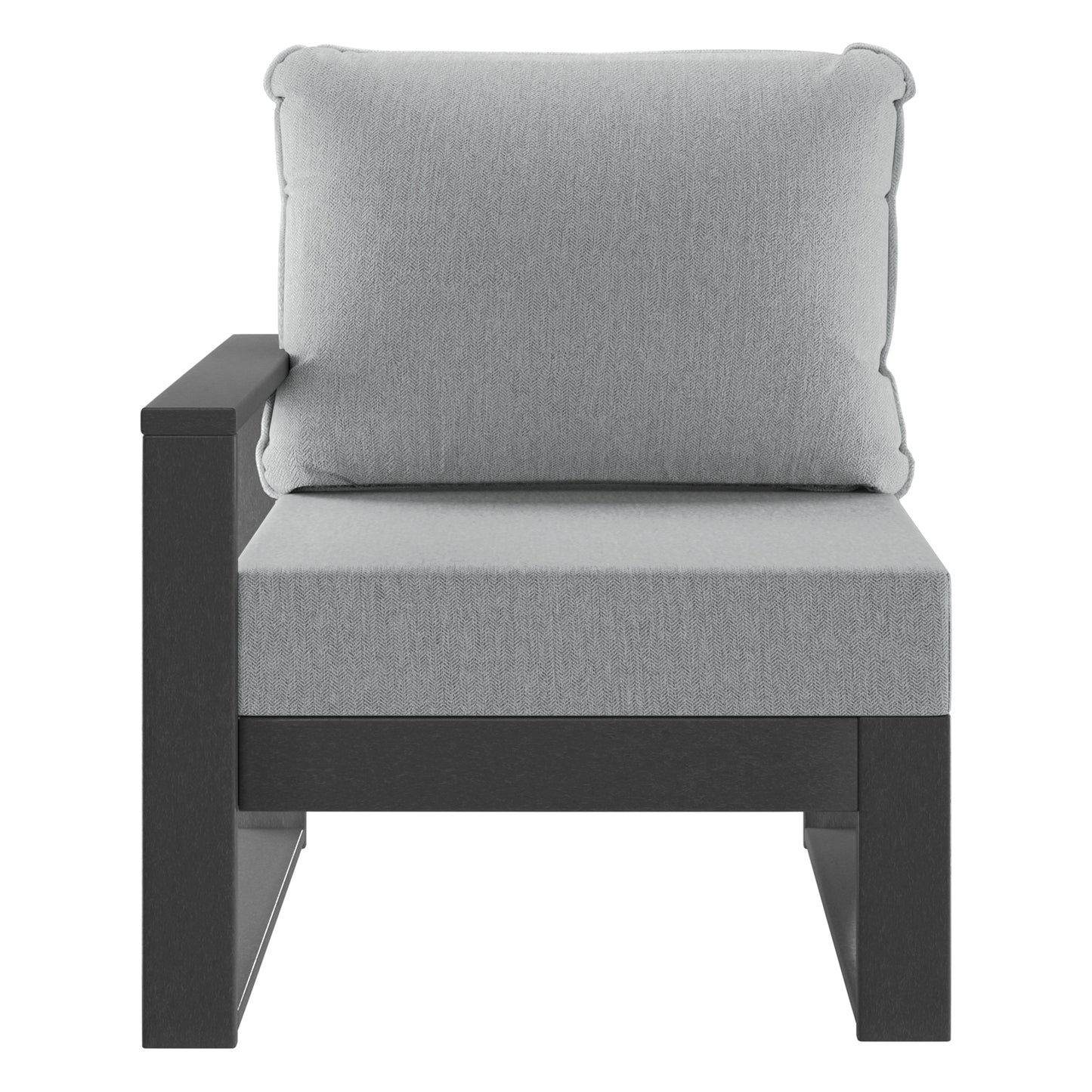 Signature All-Weather Outdoor Modular Patio Deep Seating Left Arm Chair (Left Arm Sectional Seat)