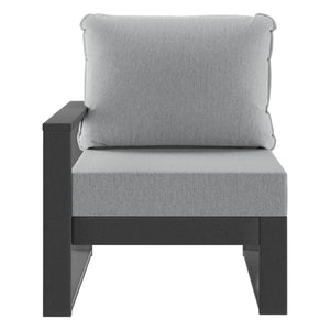 Signature All-Weather Outdoor Modular Patio Deep Seating Left Arm Chair (Left Arm Sectional Seat)