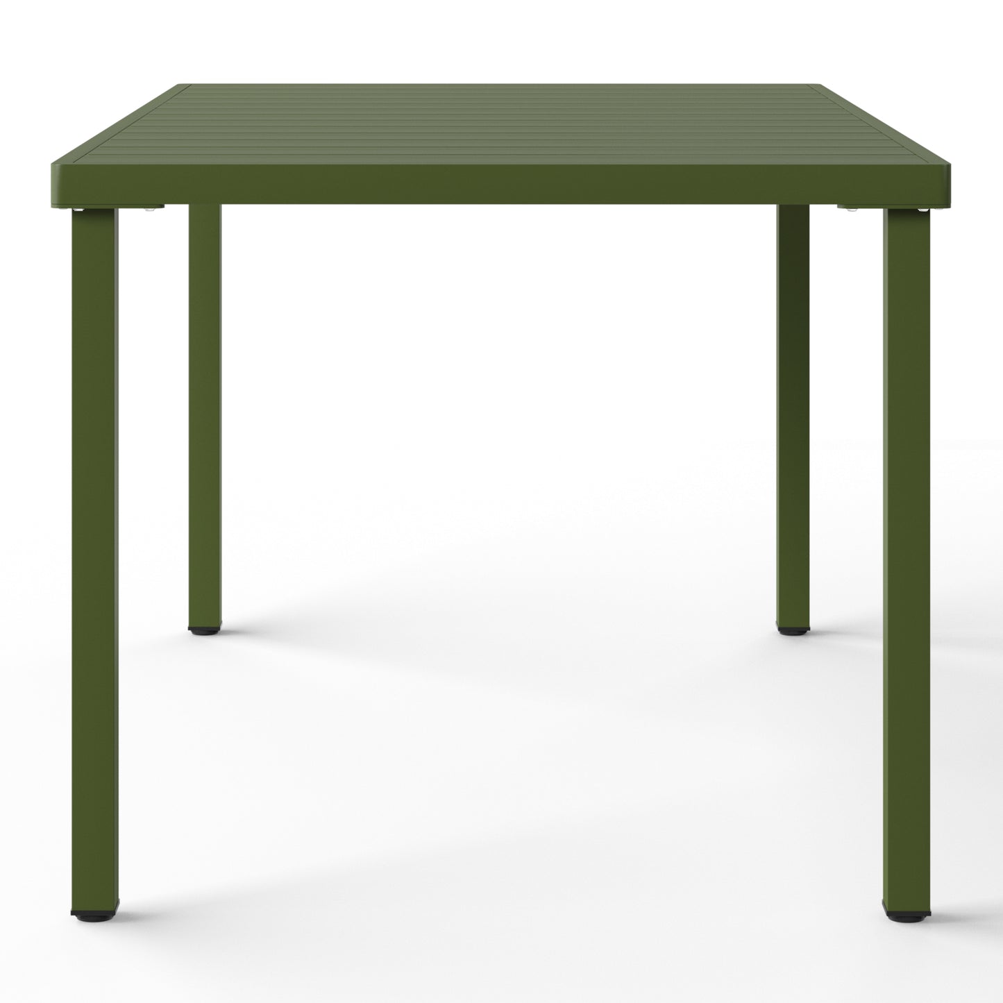 Polyform 59" x 35.4" Steel Rectangular Dining Table