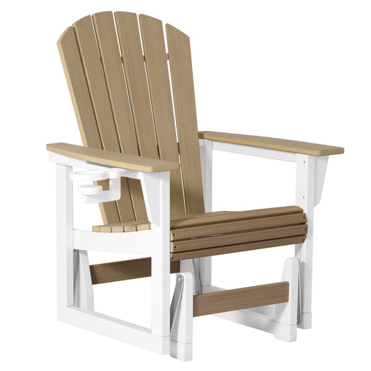 Heritage Ridge Adirondack Glider With Cup Holder