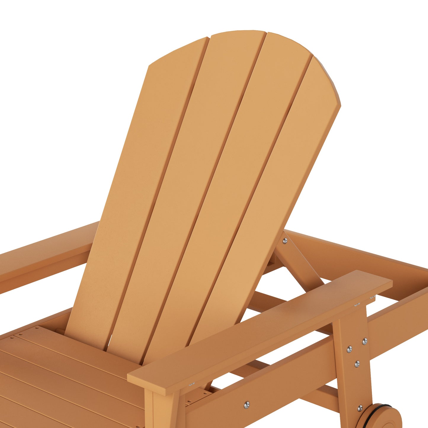 Chatham All-Weather Outdoor Adirondack Reclining Sun Lounger With Arms Rests & Wheels