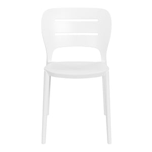 Patio Stacking Dining Side Chair (Set of 4)