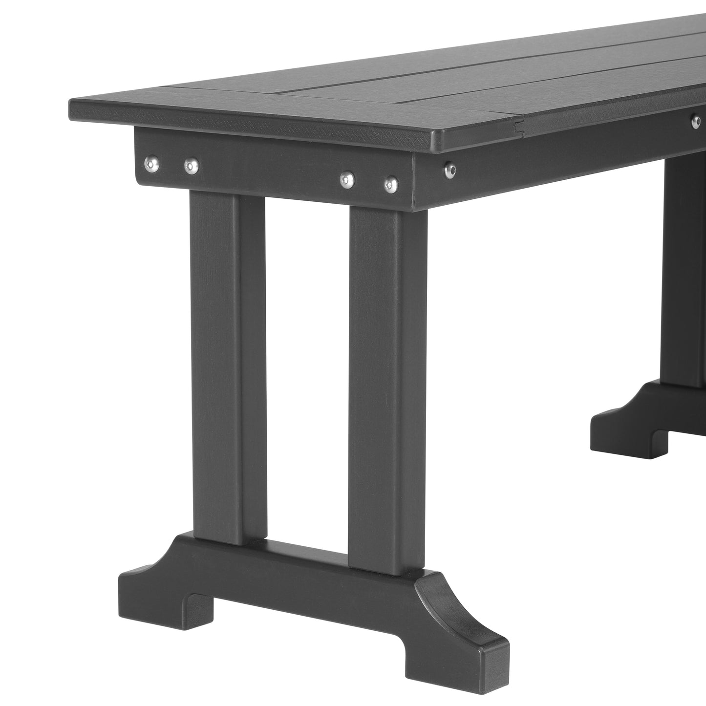 Tuscany All-Weather Outdoor 65" Trestle Dining Bench