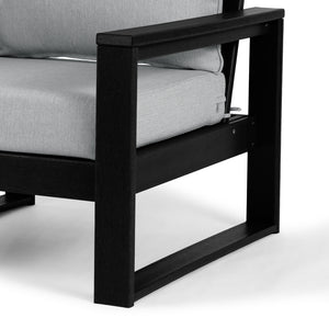 Signature All-Weather Outdoor Modular Patio Deep Seating Right Arm Chair (Right Arm Sectional Seat)