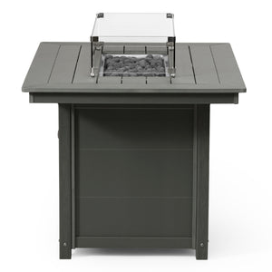 Sedona Rectangular 34" X 46" Dining Fire Pit Table