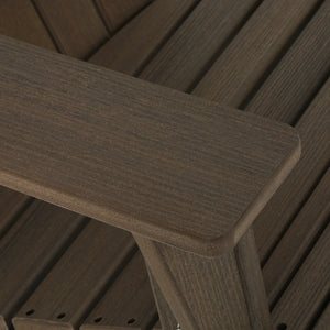 Heritage Ridge Adirondack Swivel Counter Chair With Cup Holder