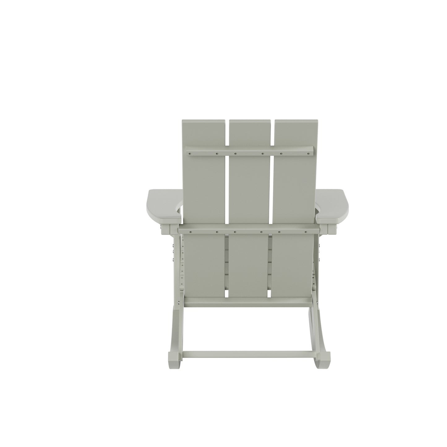 Malibu Modern All-Weather Outdoor Rocking Adirondack Chair