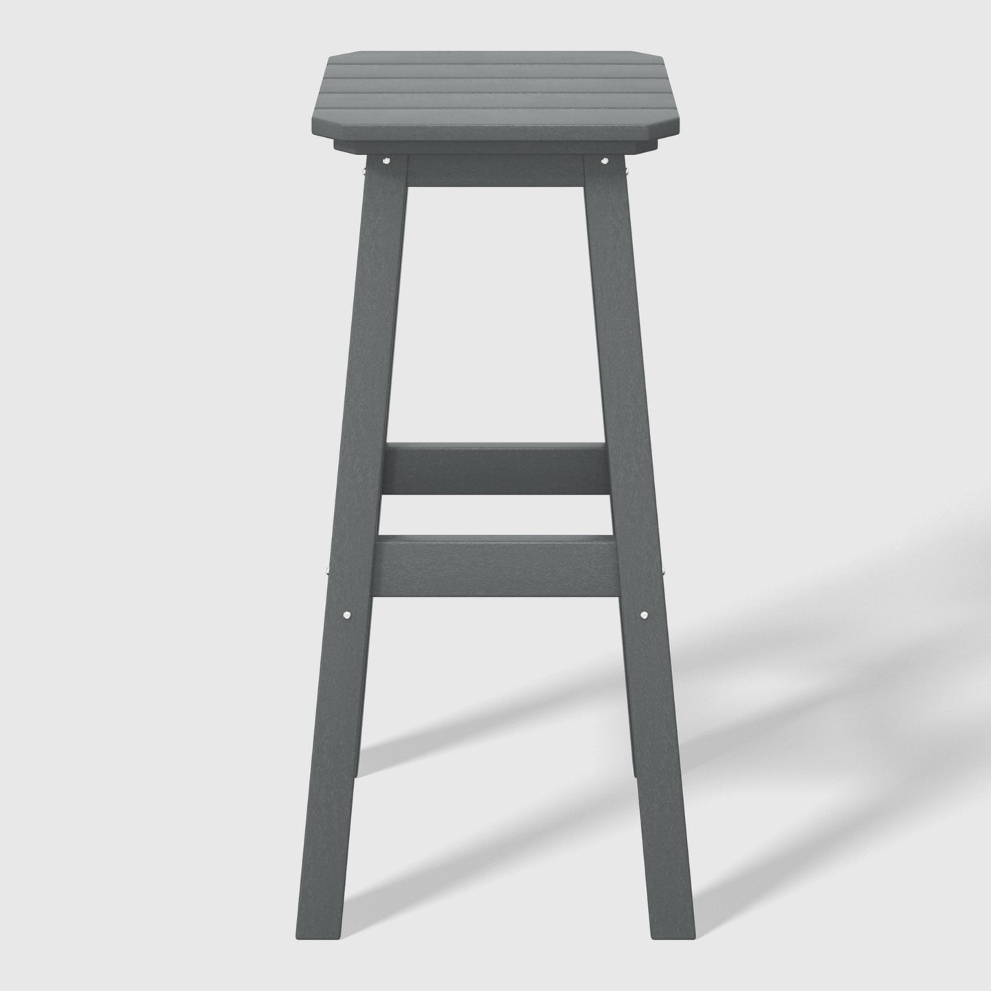Stockholm All-Weather Outdoor Square Bar Stool (29" Height)