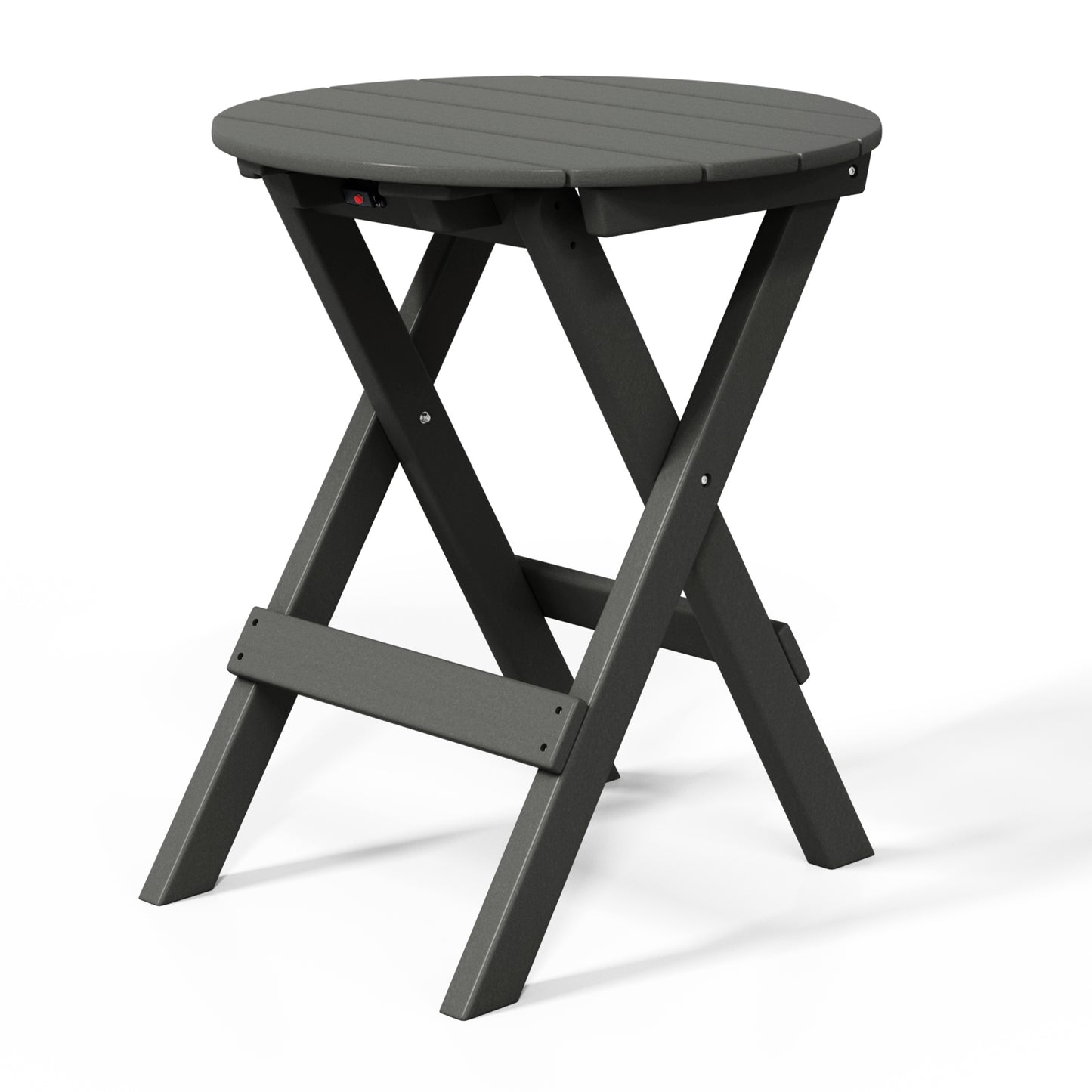 Tuscany All-Weather Outdoor Patio Round Folding Dining Table (24" Top)