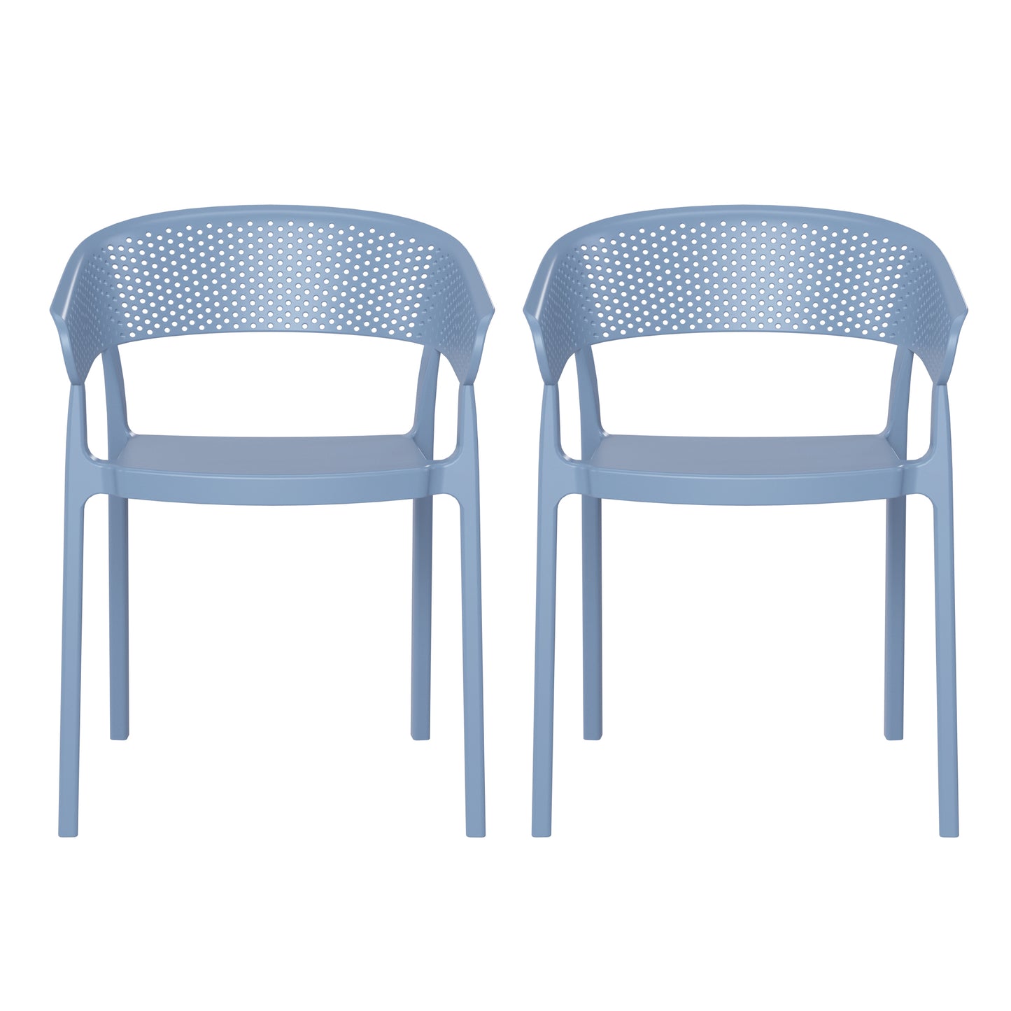 Polyform Stacking Dining Arm Chair (Set of 2)