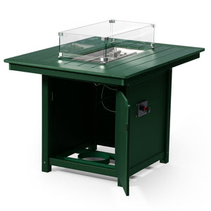 Sedona Rectangular 34" X 46" Dining Fire Pit Table