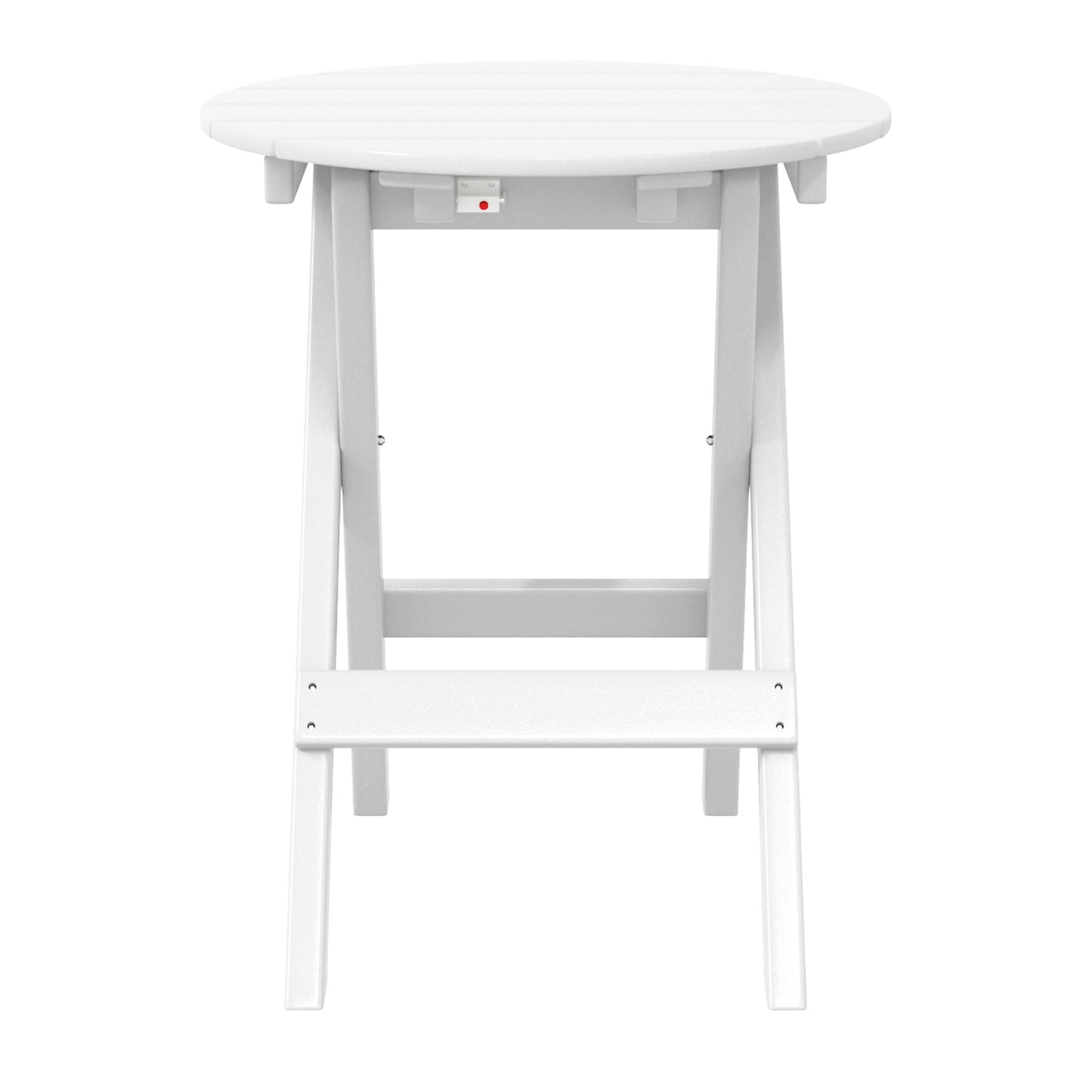 Tuscany All-Weather Outdoor Patio Round Folding Dining Table (24" Top)