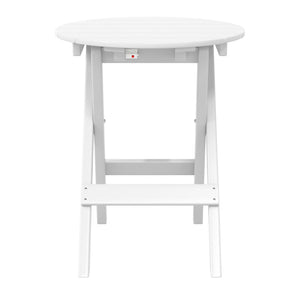 Tuscany All-Weather Outdoor Patio Round Folding Dining Table (24" Top)