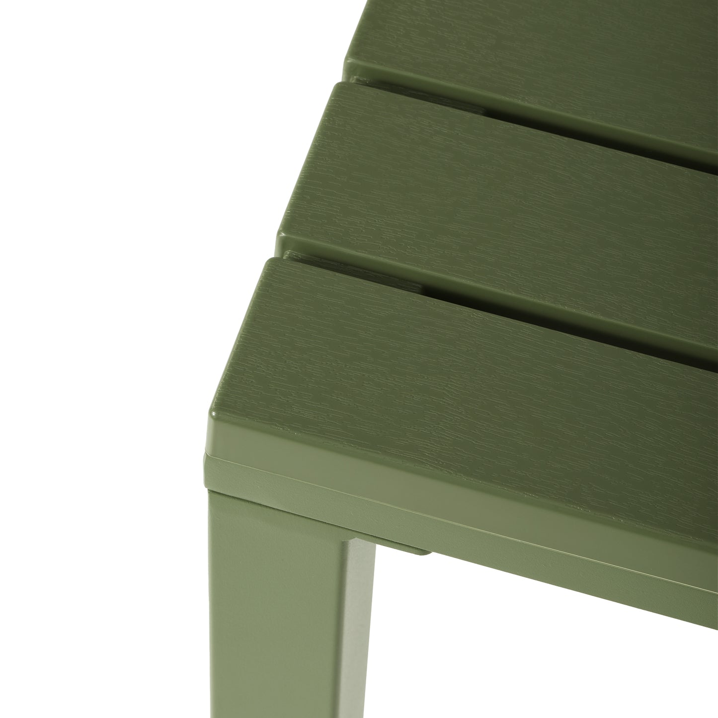 Polyform 31.5" Square Dining Table with Metal Frame