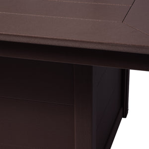 Sedona Rectangular 34" X 46" Counter Fire Pit Table