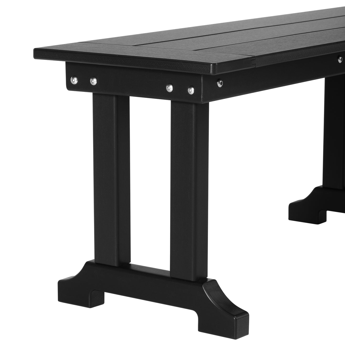 Tuscany All-Weather Outdoor 65" Trestle Dining Bench