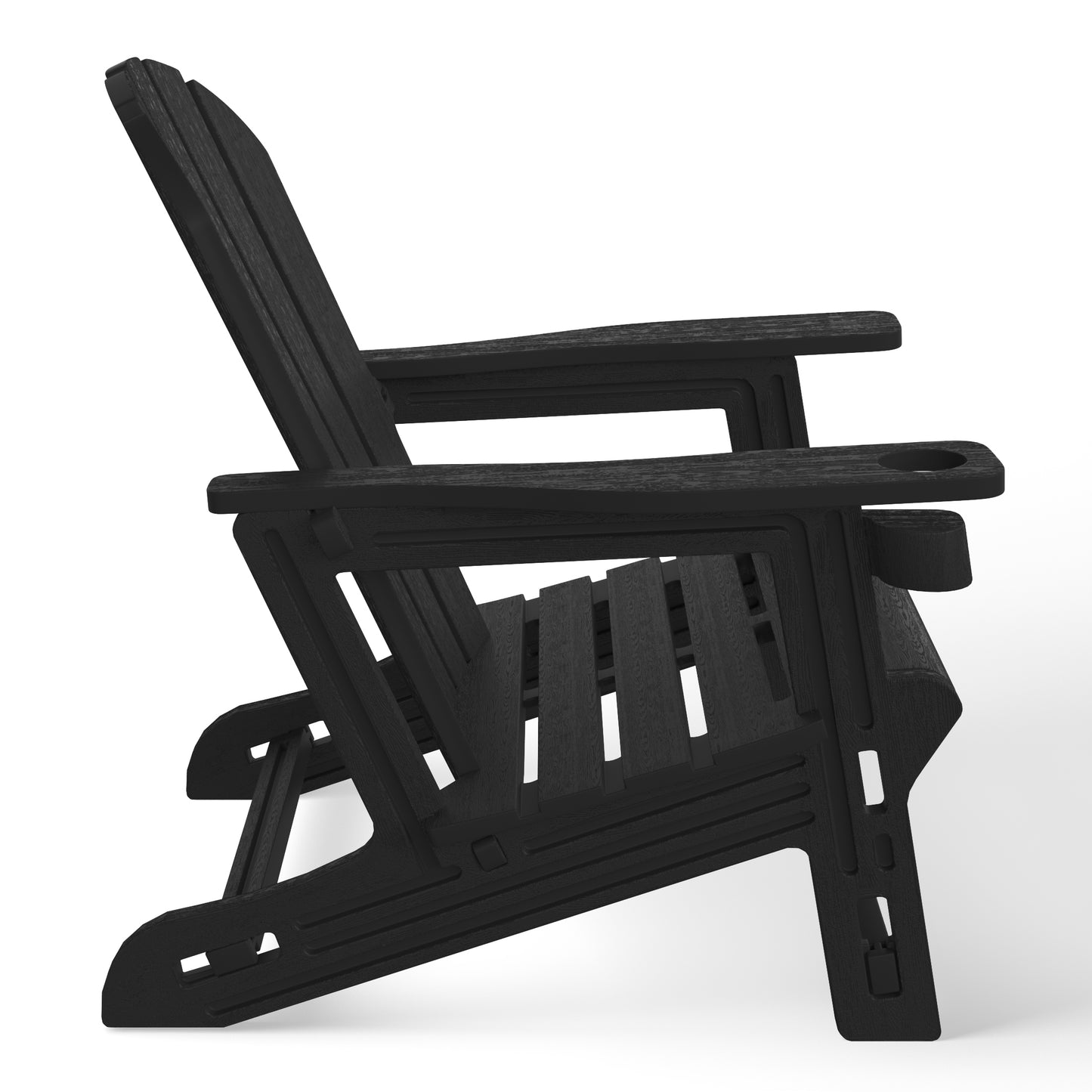 Snap'n Lock Adirondack Chair with Cupholder (No Tools or Hardware)