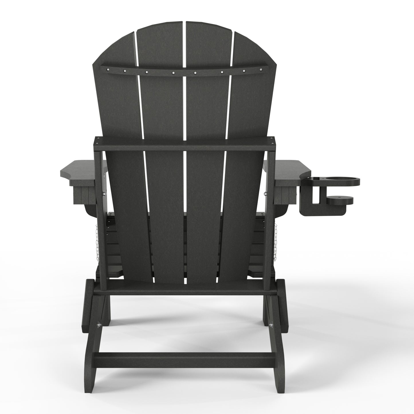 Chatham Folding Adjustable Adirondack Chair with Cup Holder and Hideaway Ottoman