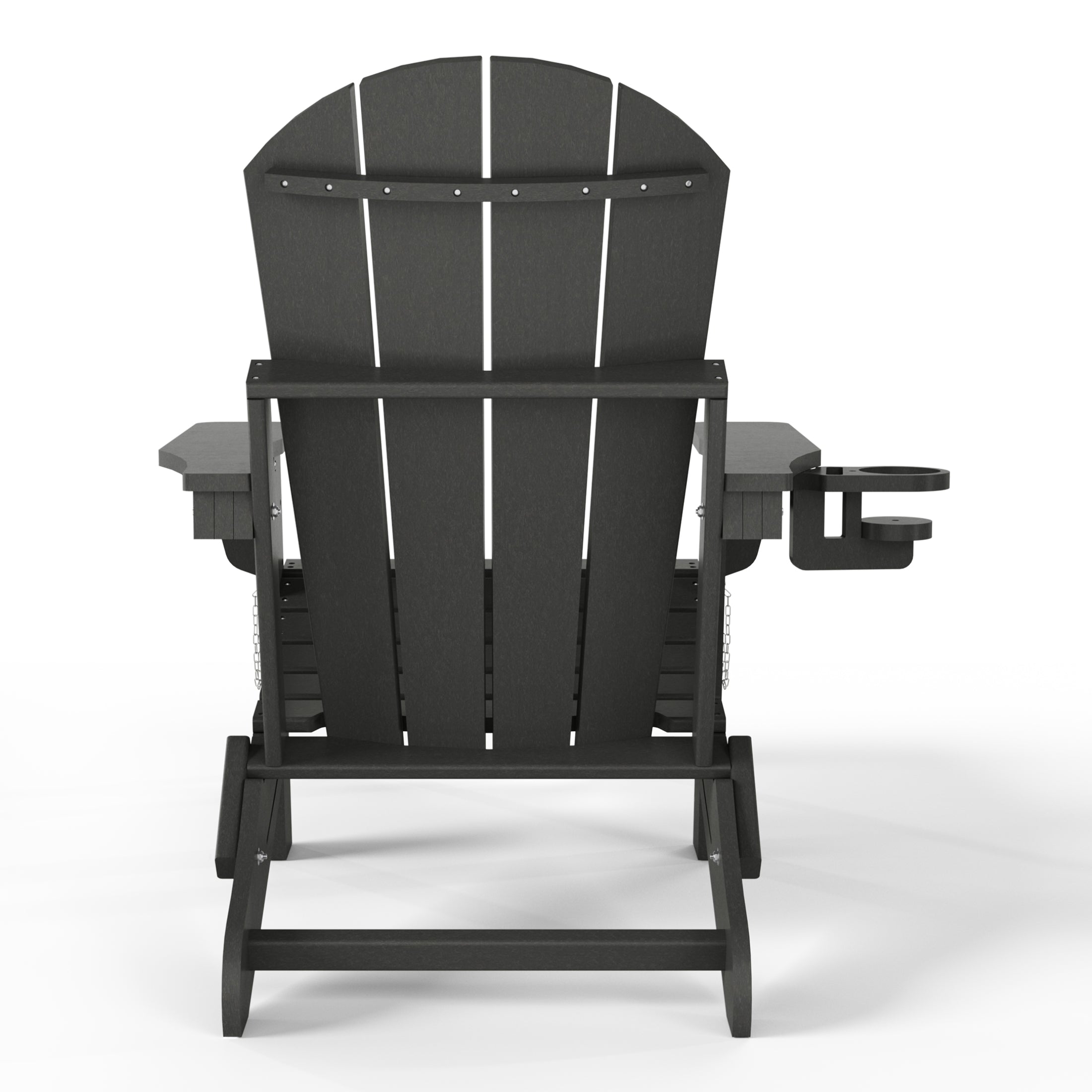 Chatham Folding Adjustable Adirondack Chair with Cup Holder and Hideaway Ottoman