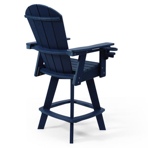 Chatham Adirondack Swivel Bar Chair with Cup Holder