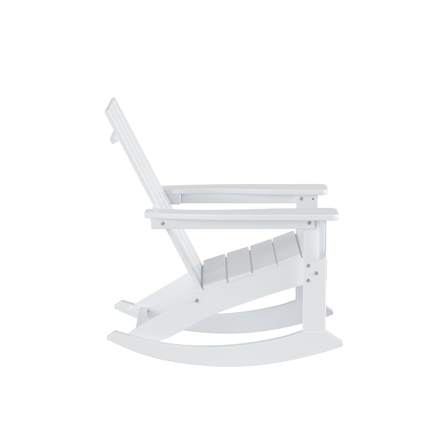 Malibu Modern All-Weather Outdoor Rocking Adirondack Chair