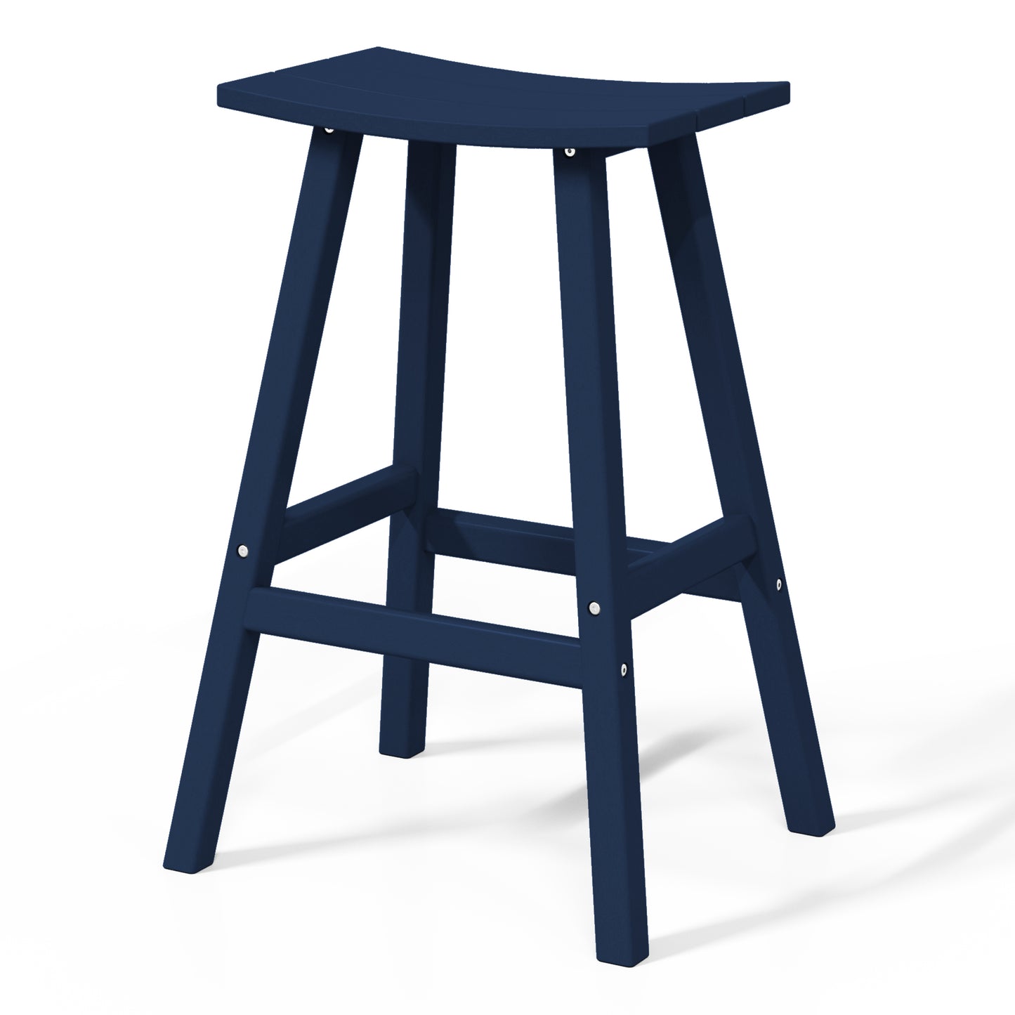 Stockholm All-Weather Outdoor Saddle Bar Stool (29" Height)